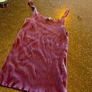 GAP plum purple tank top with satin trim